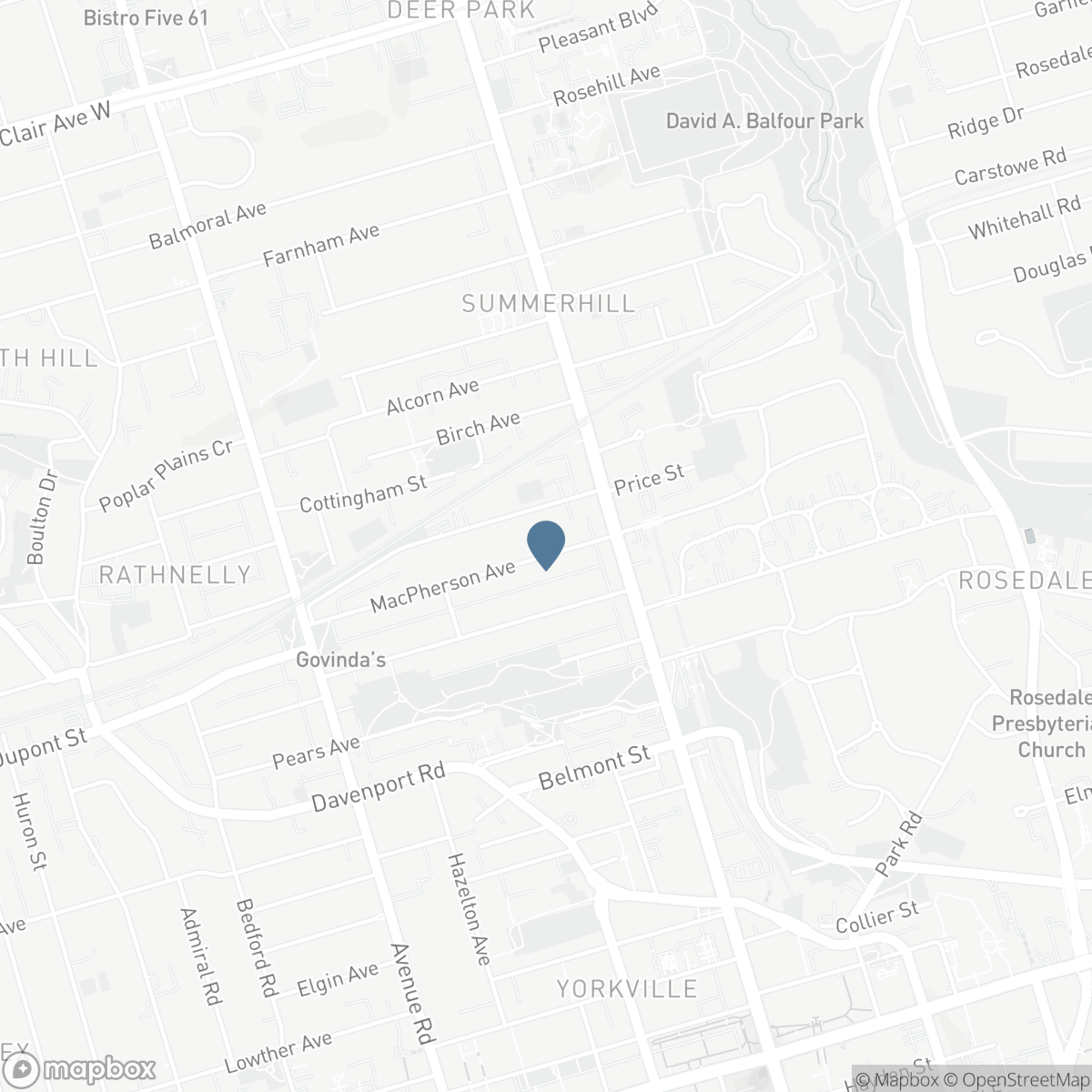 36 MACPHERSON AVENUE, Toronto, Ontario M5R 1W8